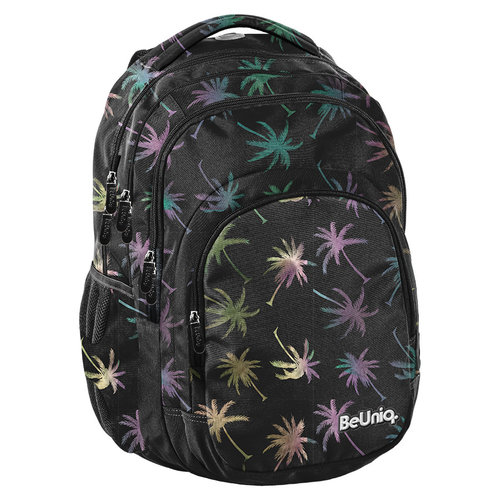BeUniq Rugzak Palmboom 43 x 30 x 25 cm Zwart
