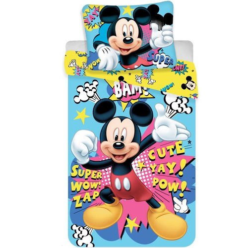 Disney Mickey Mouse Bam Dekbedovertrek Austria (Let op - Met extra grote sloop 70x90cm) Multi