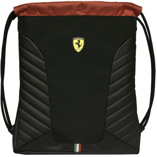 Ferrari Gymbag Nero - 42 x 33 cm - Zwart