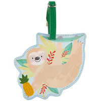 Floss & Rock Bagage Label Jungle 12 x 11 cm Met Naamkaartje