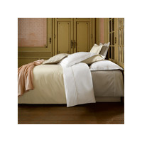 De Witte Lietaer Dekbedovertrek Katoen Perkal, Bumblebee White / Beige Sand