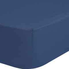 Good morning Jersey hoeslaken, denim blauw