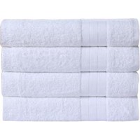 Good morning Emotion badtextiel - 4-delig - Katoen - Wit 50x100