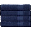 Good morning Emotion badtextiel - 4-delig - Katoen - Denim 50x100