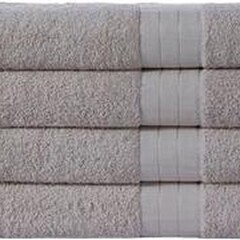 Good morning Emotion badtextiel - 4-delig - Katoen - Steen 50x100