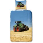 Good morning Dekbedovertrek Tractor 140x220 kids nr.4208 multi