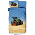 Good morning Dekbedovertrek Tractor 140x220 kids nr.4208 multi