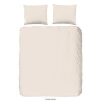 HIP Dekbedovertrek katoen-satijn l.zand