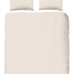 HIP Dekbedovertrek katoen-satijn l.zand