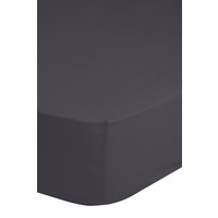 HIP Hoeslaken katoen-satijn antraciet