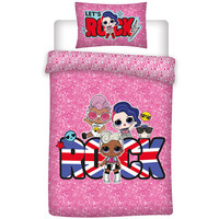 L.O.L. Surprise Dekbedovertrek Eenpersoons 140 x 200 cm Multi