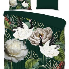 Good morning Dekbedovertrek Luuk - nr.2367 groen