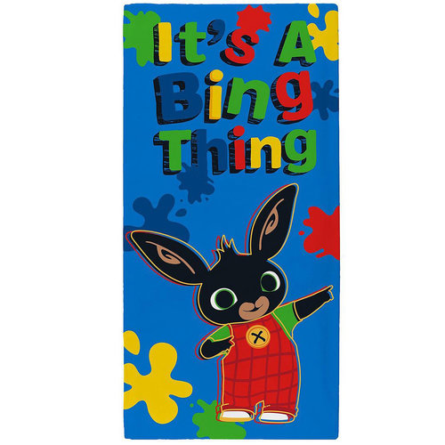 Bing Bunny Strandlaken Bing Thing 70 x 140 cm Blauw