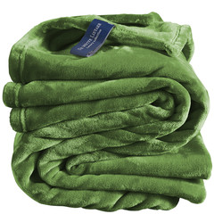 De Witte Lietaer Fleece deken Cosy 150 x 200 cm Cactus