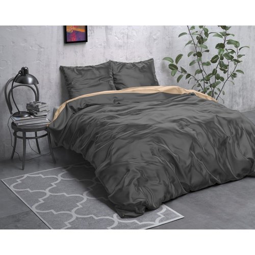 Sleeptime  DekbedovertrekBeauty Double Face Taupe/Anthracite