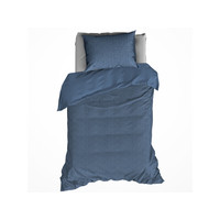 De Witte Lietaer Dekbedovertrek Tarbot Flanel Blue