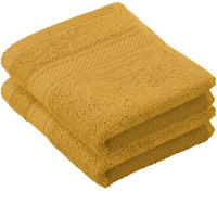 De Witte Lietaer Gastendoekjes Stephanie Yellow 30 x 50 cm 2 stuks Katoen