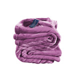 De Witte Lietaer Fleece deken Smoky Grape 150 x 200 cm Paars