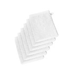 De Witte Lietaer Washandjes Imagine White 16.5 x 22 cm 6 stuks Katoen