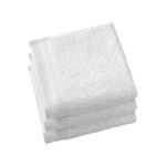 De Witte Lietaer Handdoeken Wit Contessa 50 x 100 cm 3 stuks Katoen