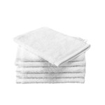 De Witte Lietaer Washandjes Wit Contessa 16 x 21 cm 6 stuks Katoen