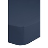 HIP Hoeslaken 90x200 katoen-satijn d.blauw