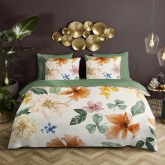 Descanso Dekbedovertrek Annabelle - organic nr.20018 offwhite