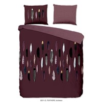 Good morning Dekbedovertrek- Feathers - nr.30011 bordeaux