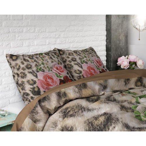 Dreamhouse Dekbedovertrek Floral Panther Brown