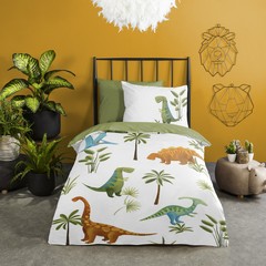 Good morning Dekbedovertrek Jurassic Park -140x220 kids nr.20020 multi