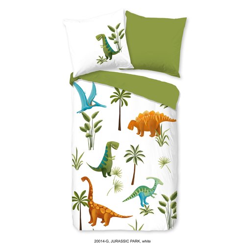 Good morning Dekbedovertrek Jurassic Park -140x220 kids nr.20020 multi