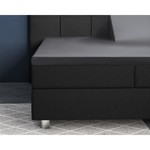 Primaviera DeLuxe Hoeslaken Splittopper Satijn Anthracite