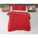 Sleeptime Dekbedovertrek Velvet Uni Red