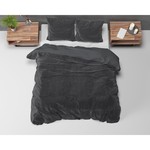 Sleeptime Dekbedovertrek Velvet Uni Anthracite