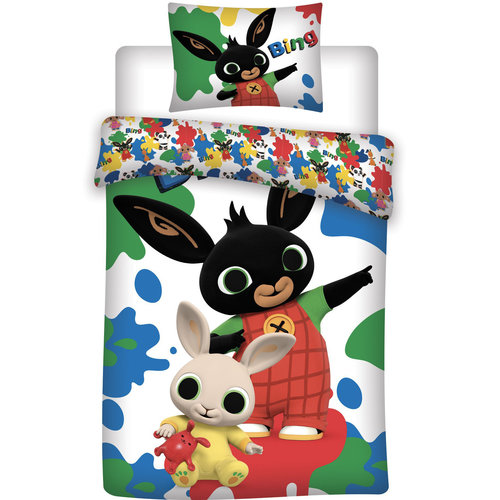 Bing Bunny Dekbedovertrek - (Let op - Met extra grote sloop 70x90cm) Katoen