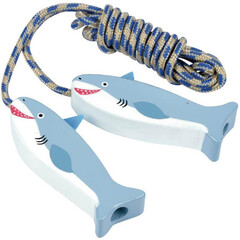 Floss & Rock Springtouw Haai 240 cm Hout