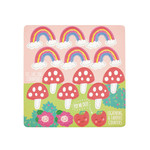 Floss & Rock Spelletjesdoos Regenboog Fee 4-in-1 19,5 x 19,5 cm