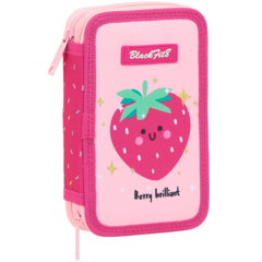 Blackfit8 Gevuld Etui Aardbei 19.5 x 12.5 cm 28 st. Polyester