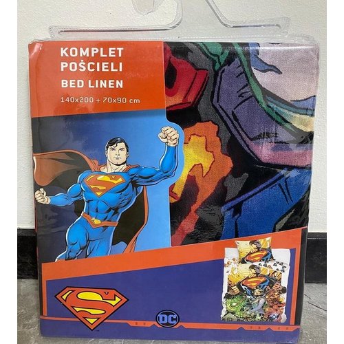 Superman Dekbedovertrek Comic Hero (Let op - Met extra grote sloop 70x90cm) Katoen