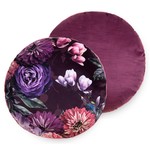 Descanso Gevuld kussen 55cm diameter polyester nr.20034 bordeaux