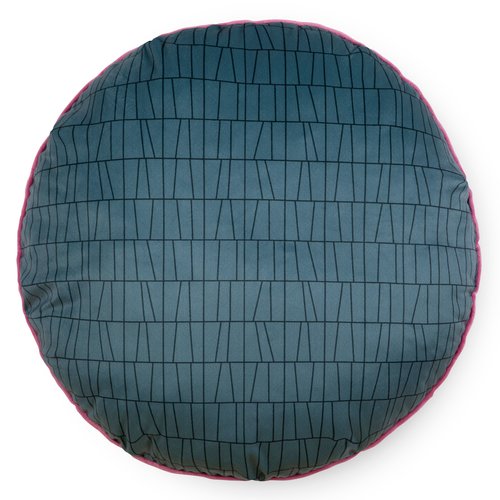 Descanso Gevuld kussen 55cm diameter polyester nr.30053 groen