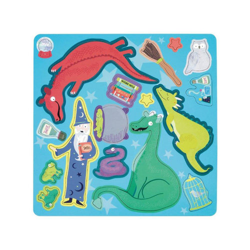 Floss & Rock Spelletjesdoos Spellbound 4-in-1 19,5 x 19,5 cm