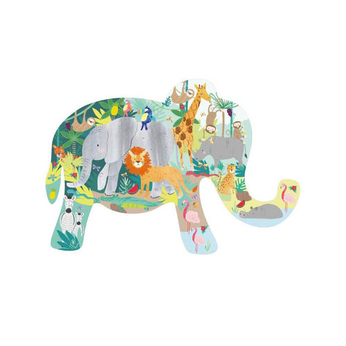 Floss & Rock Jungle Puzzel 40 st. 60 x 41 cm