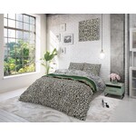 Sleeptime Dekbedovertrek Marble Panther Green