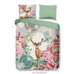 HIP Dekbedovertrek 140x220 flanel nr.6633 multi