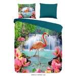 Pure Dekbedovertrek Flamingo microfiber nr.30066 multi