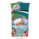 Pure Dekbedovertrek Flamingo microfiber nr.30066 multi