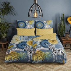 HIP Dekbedovertrek Laska - HIP katoen-satijn no.30087 blauw