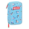 MOOS Gevuld Etui Rollers - 19.5x12.5 cm - 28 st. - Polyester