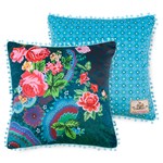 Happiness Gevuld kussen  1-48x48 polyester Happiness nr.20038 groen